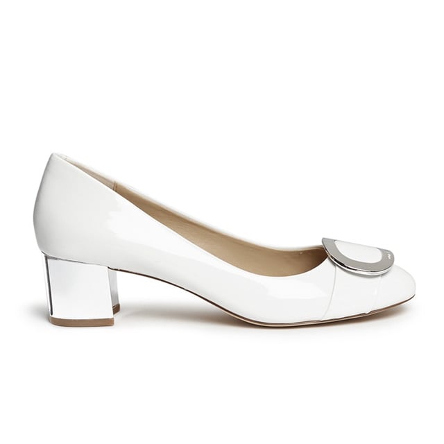 Michael Kors 'Pauline' Buckle Leather Pumps ($195) | Spring Shoe Trends ...