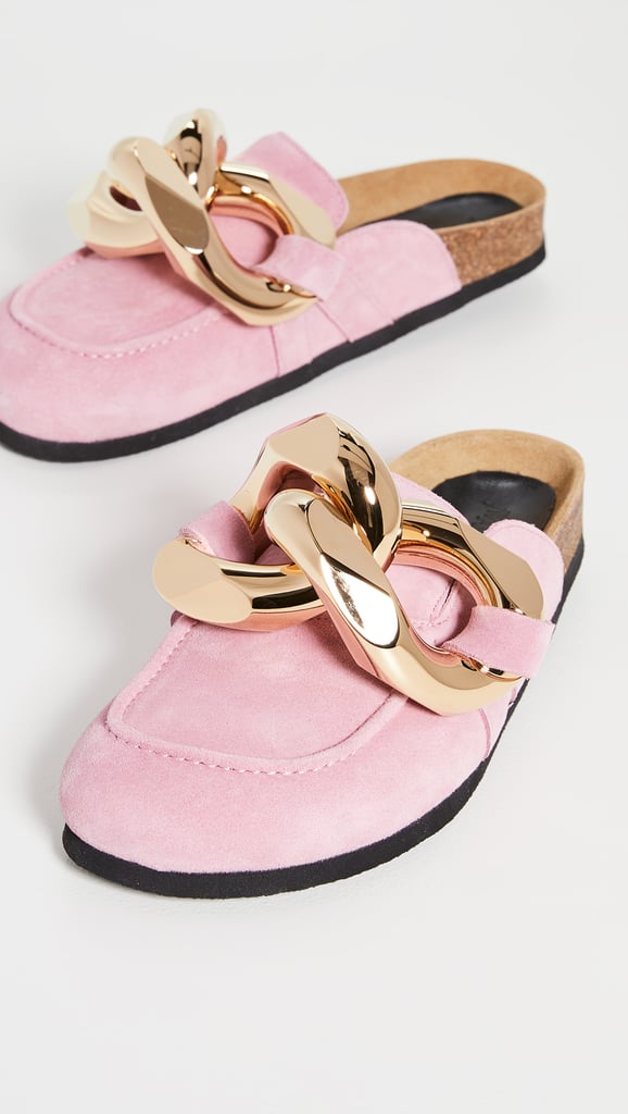 A Pink Choice: JW Anderson Chain Loafers