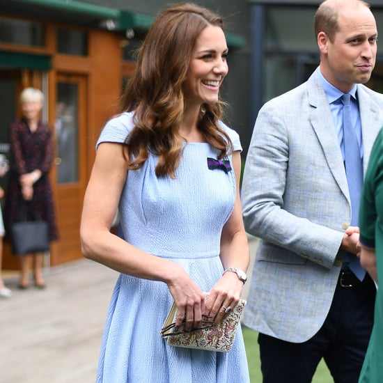 Kate Middleton Blue Dress at Wimbledon 2019