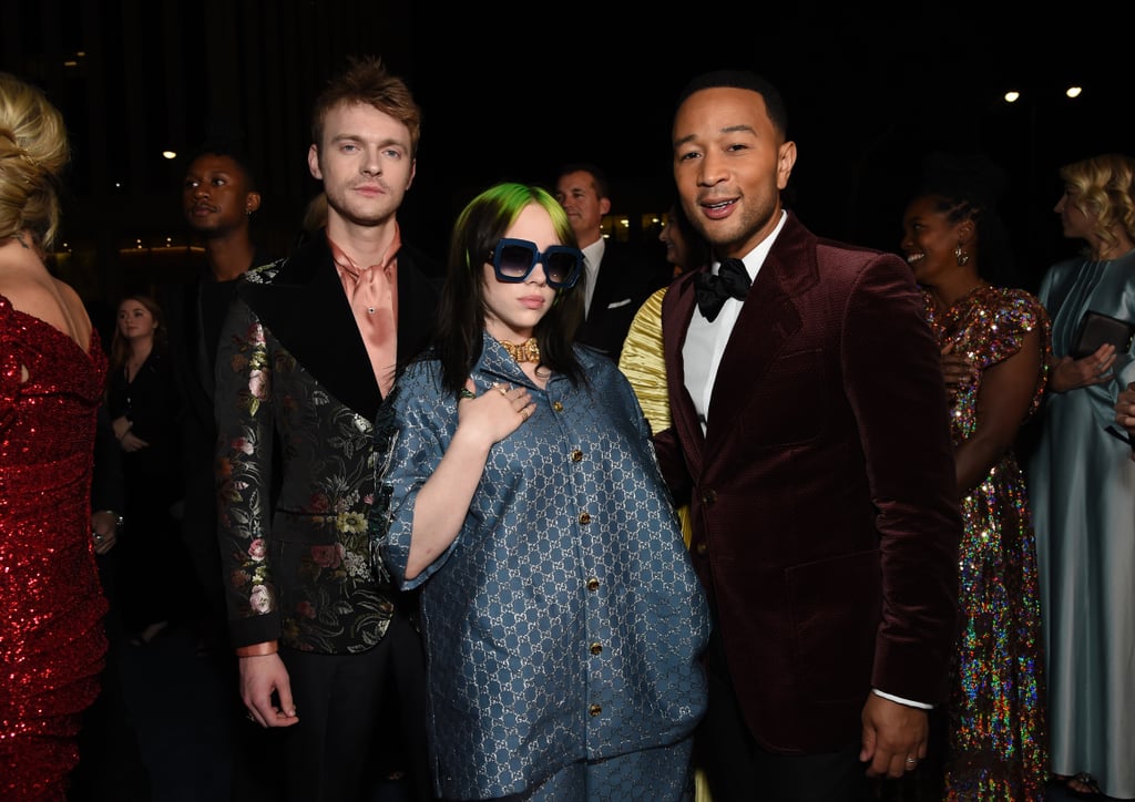 Finneas O'Connell, Billie Eilish, and John Legend at the 2019 LACMA Art + Film Gala