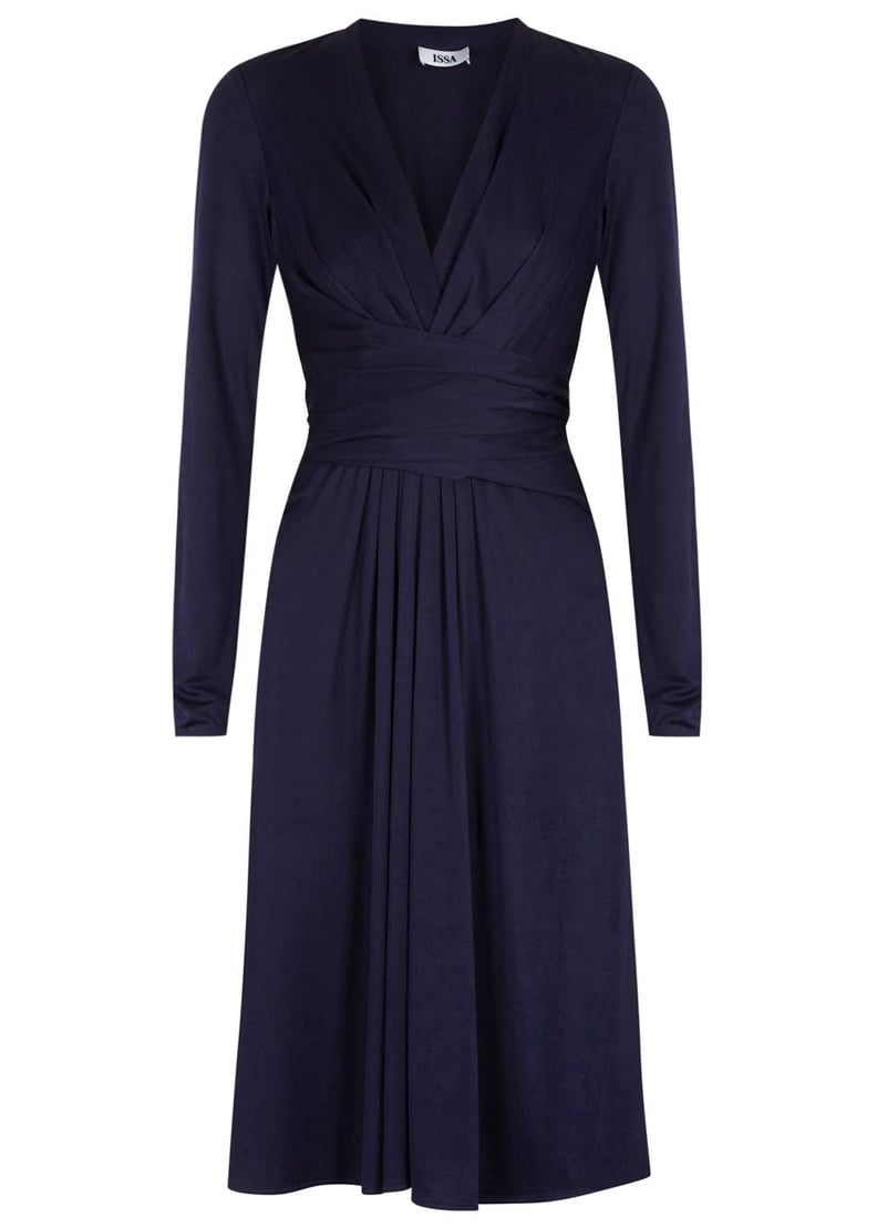 Kate's Issa Phylis Navy Wrap-Effect Dress