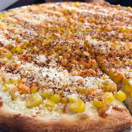 Elote Pizza at Rose City Pizza in Rosemead, CA