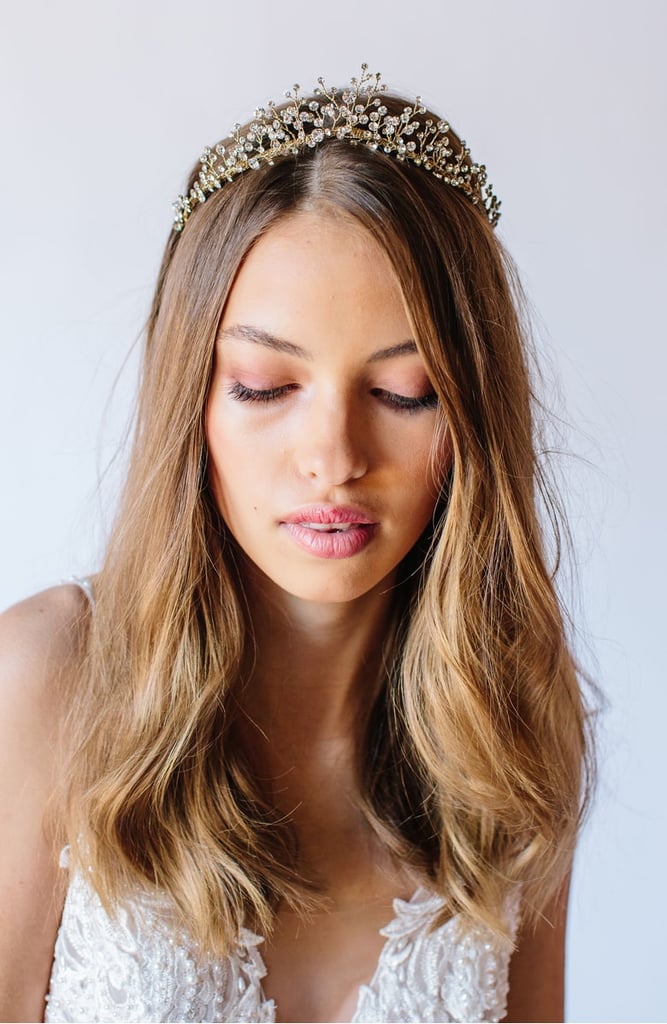 Untamed Petals by Amanda Judge Fleur Crystal Tiara Best Bridal Tiaras POPSUGAR Beauty Photo 10