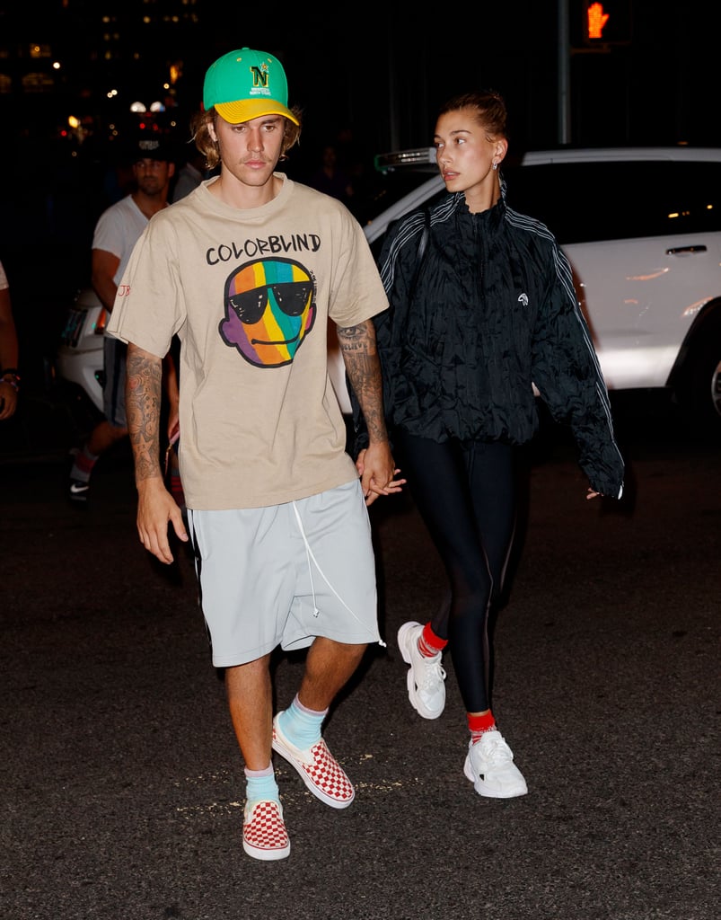 Justin Bieber Hailey Baldwin Matching Shoes and Socks 2018