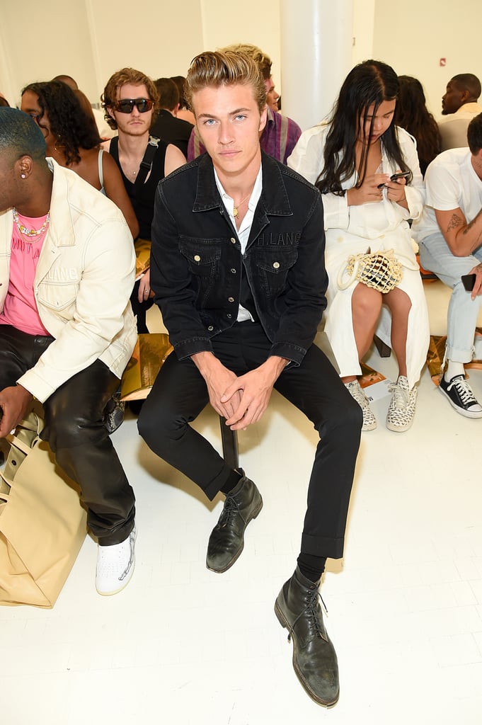 Lucky Blue Smith at the Helmut Lang New York Fashion Week Show