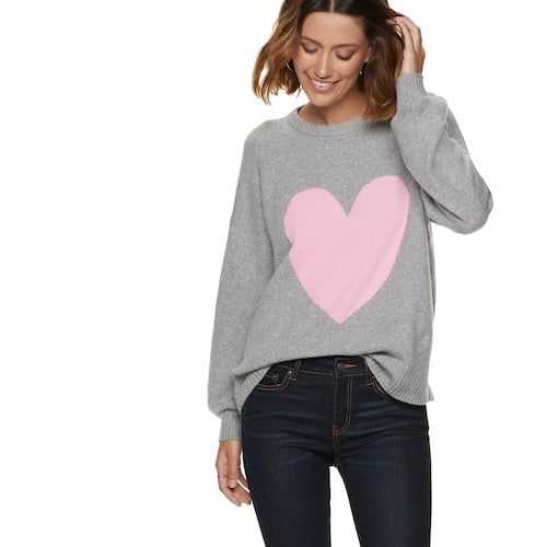 POPSUGAR at Kohl's Collection Print Balloon-Sleeve Sweater