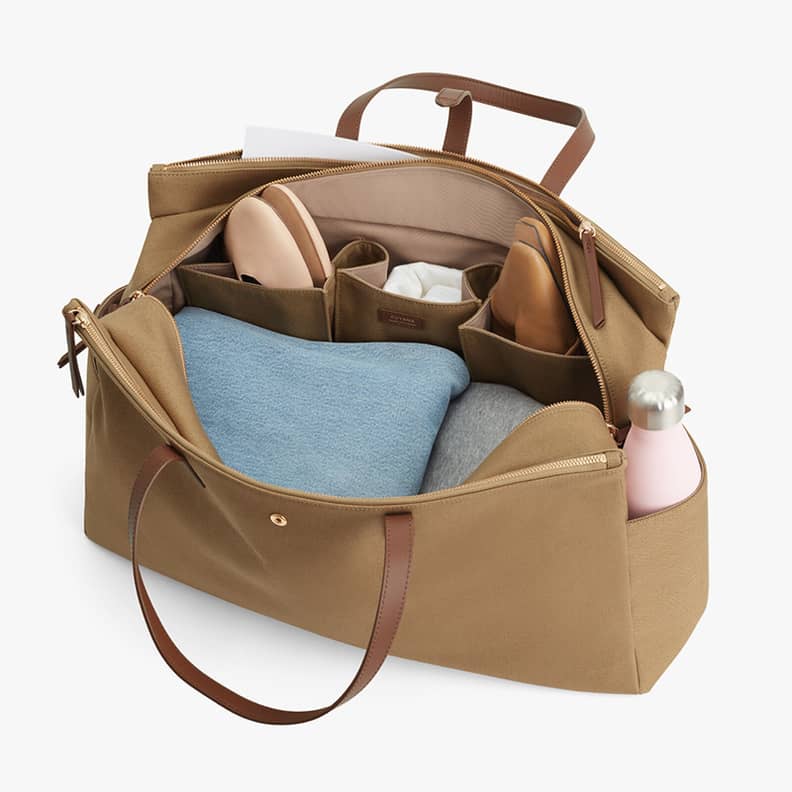 Cuyana triple best sale zipper overnight