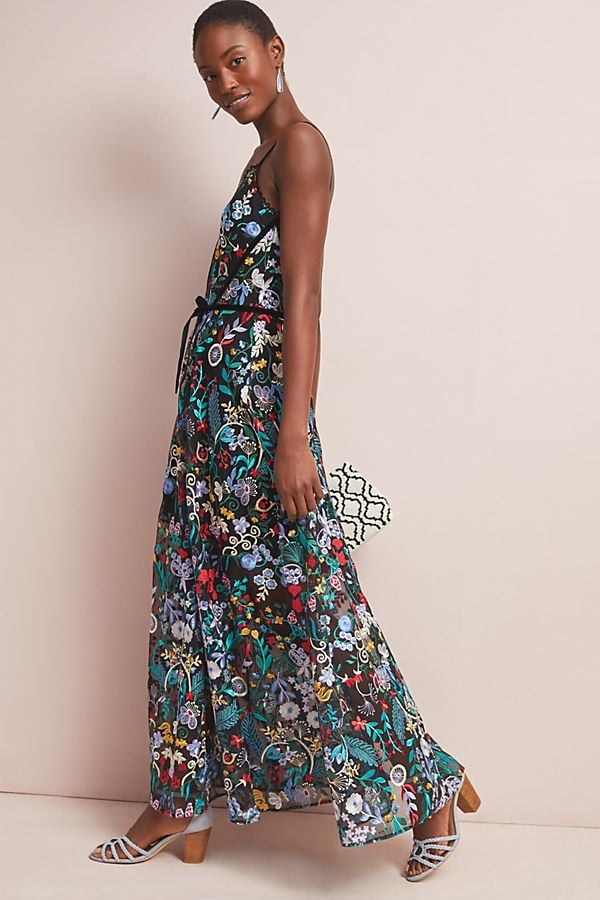 ML Monique Lhuillier Poetess Maxi Dress