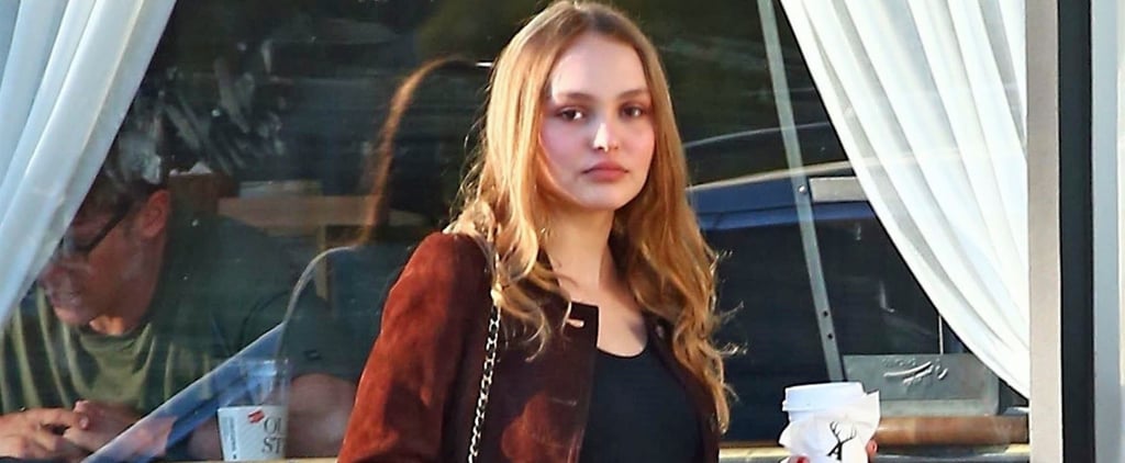 Lily-Rose Depp's Black Kitten Heels