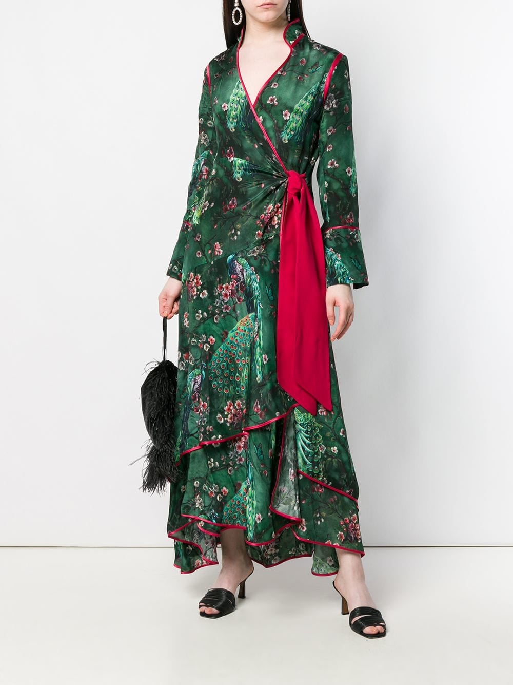 Kate Middleton Michael Kors Peacock Dress POPSUGAR Fashion