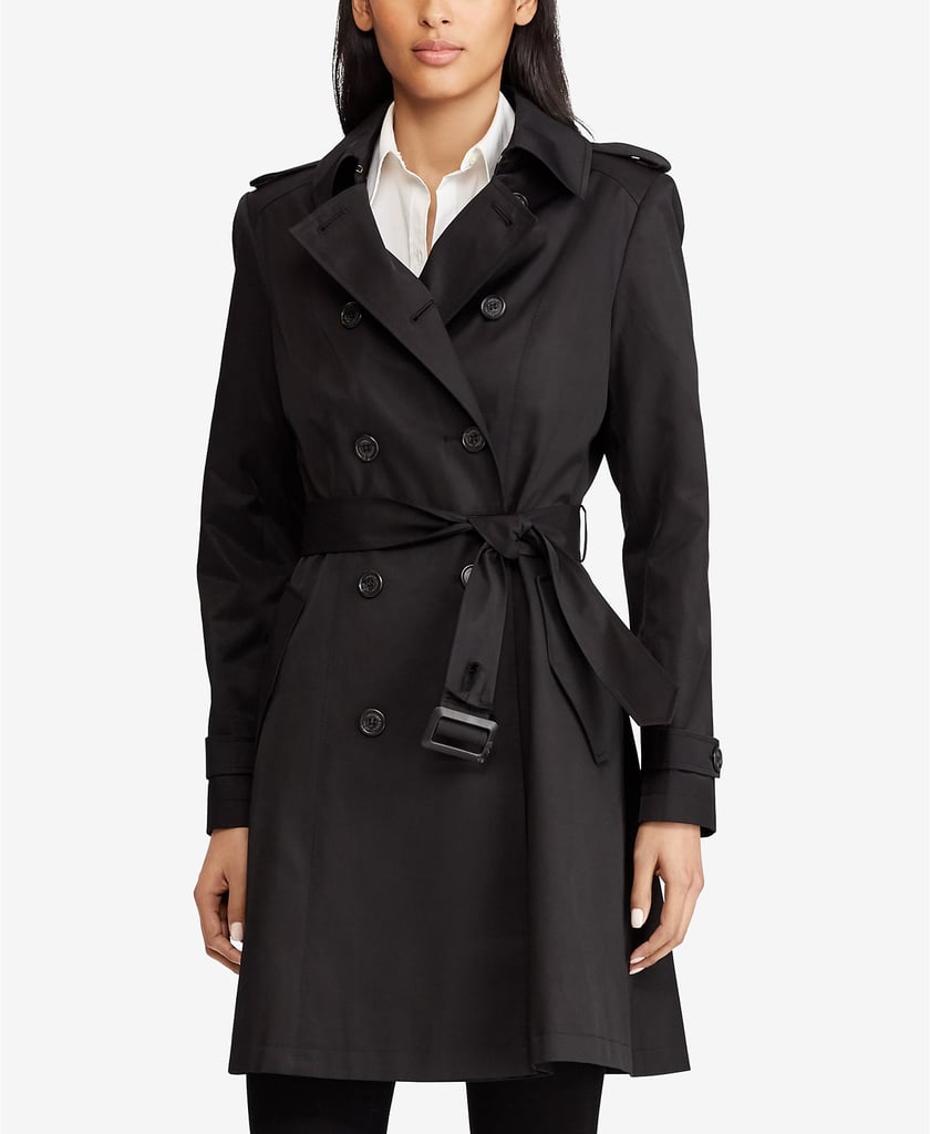 Macy's Belted Water Resistant Trench
