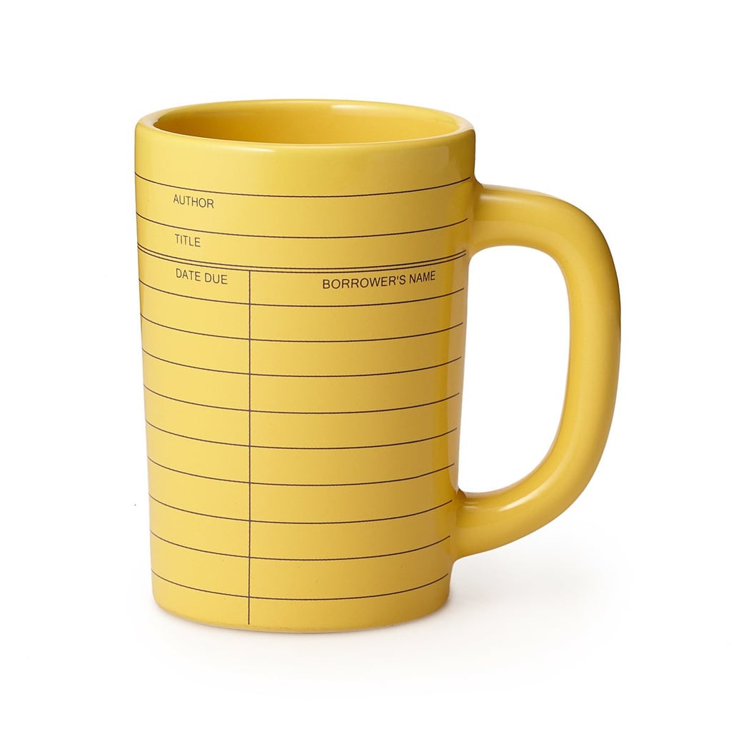 Library Card Mug