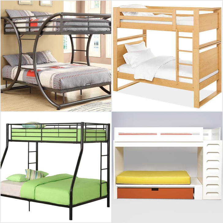 modern bunk bed with trundle