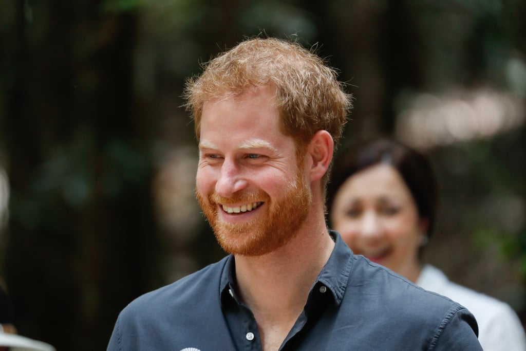 Prince Harry Responding to Woman's Compliment in Australia