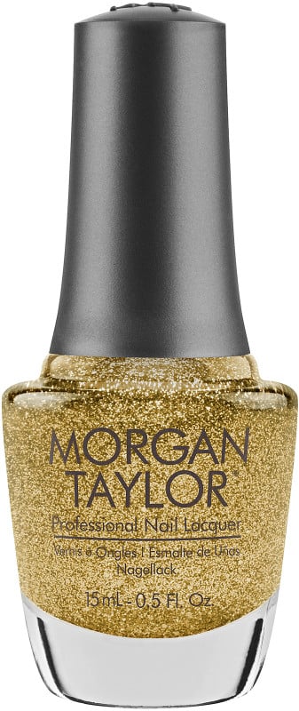 Gold Nail Polish: Morgan Taylor Professional Nail Lacquer in Glitter and Gold