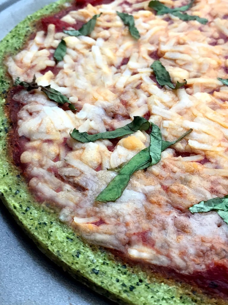 Broccoli and Kale Crust Pizza