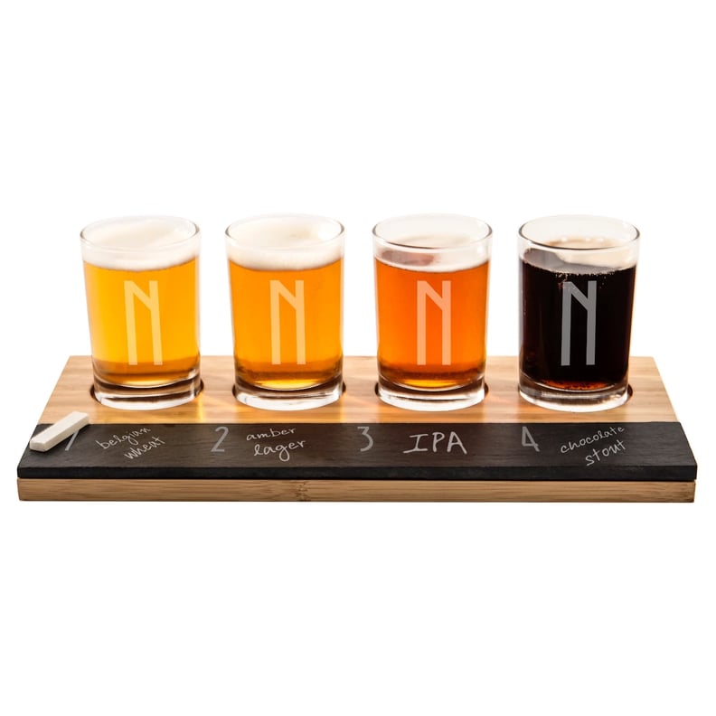 Monogram Bamboo and Slate Craft Beer Tasting Flight