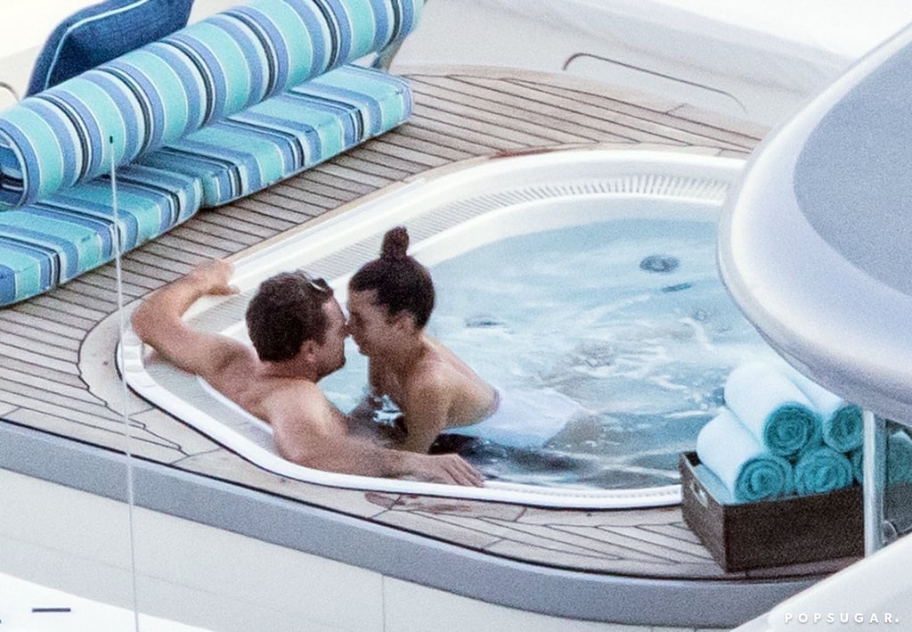 Leonardo DiCaprio and Camila Morrone Kissing in Italy 2019