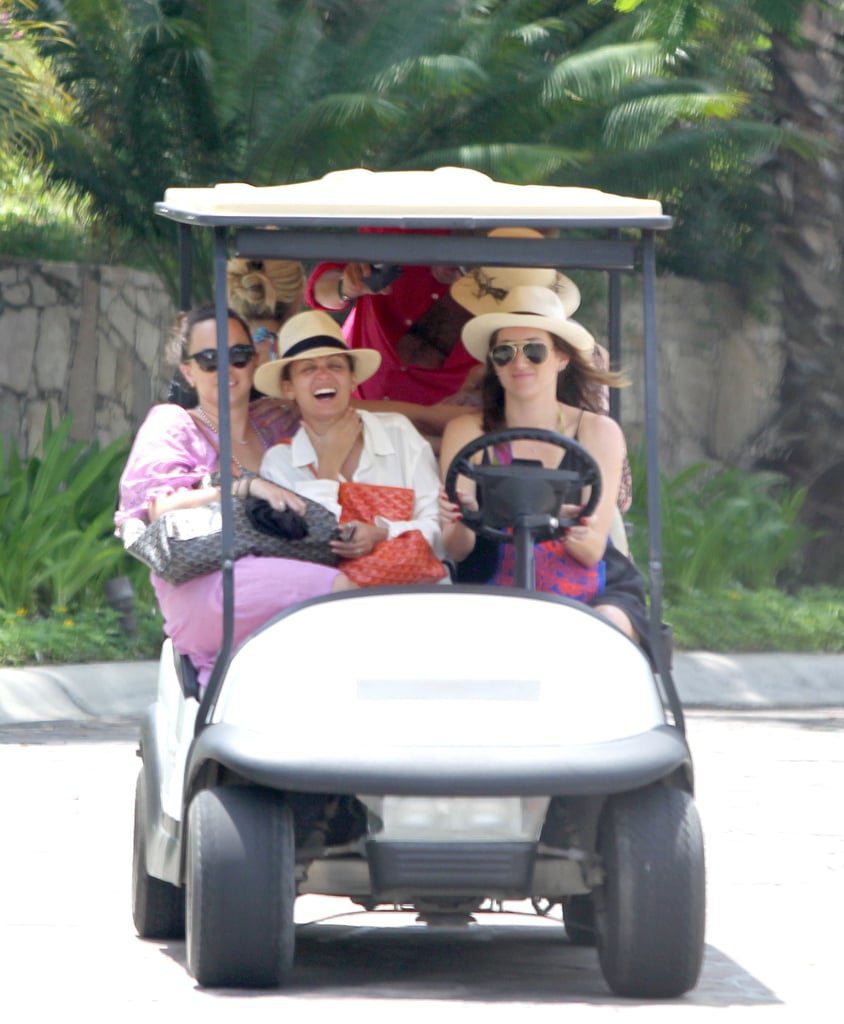 Nicole Richie and friends went on a wild golf cart adventure while logging girls' time in Cabo in September 2012.
