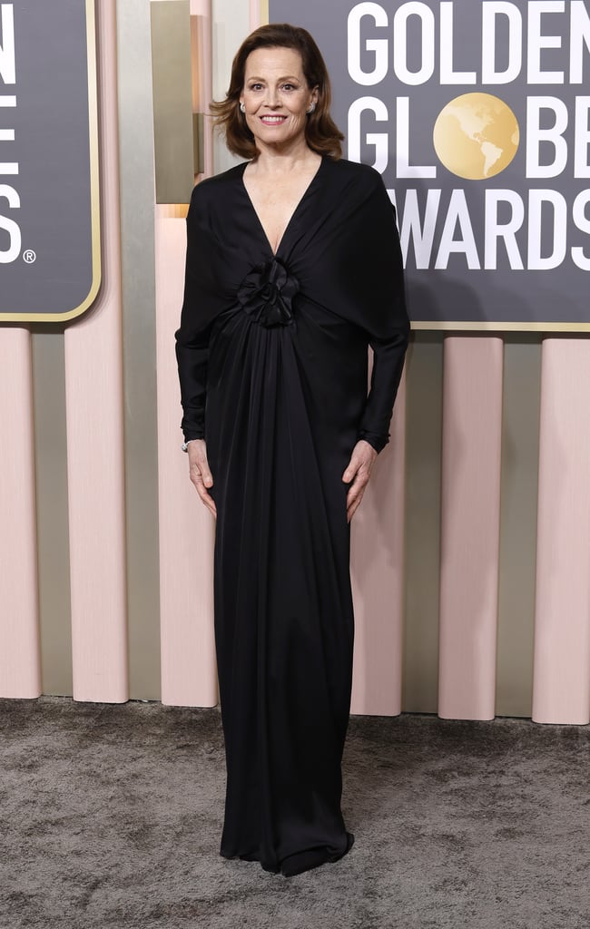Sigourney Weaver at the 2023 Golden Globe Awards