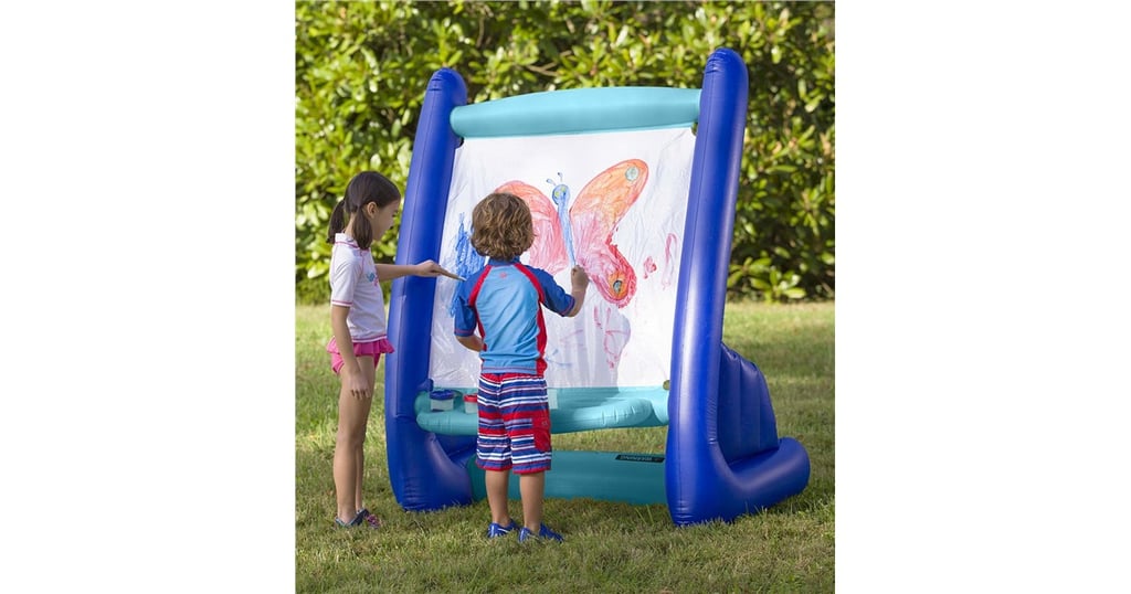 Inflatable Easel With Paints