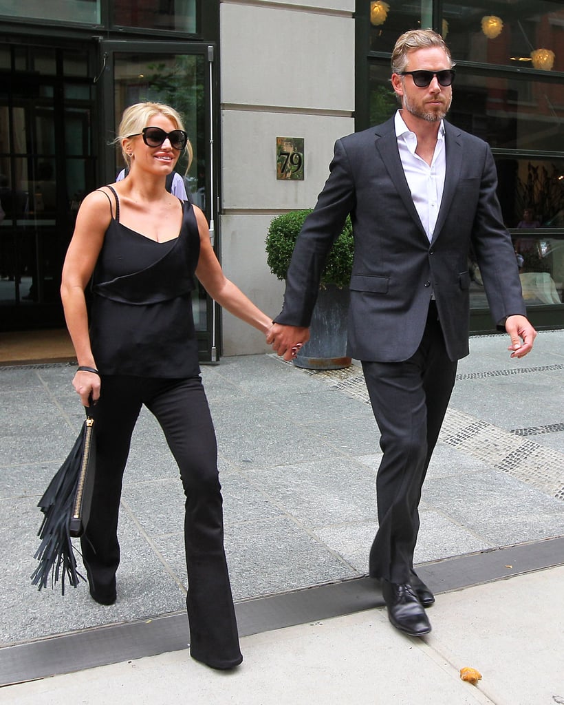 Jessica Simpson and Eric Johnson stepped out in NYC holding hands on Tuesday.