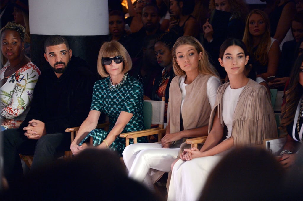 Gigi sat front row at Serena Williams's HSN show alongside Drake, Anna Wintour, and Lily Aldridge, proving that sometimes supermodels ditch the runway to enjoy a show, too.