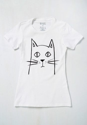 The Rise and Fall Meow That We Found Love Tee ($30)