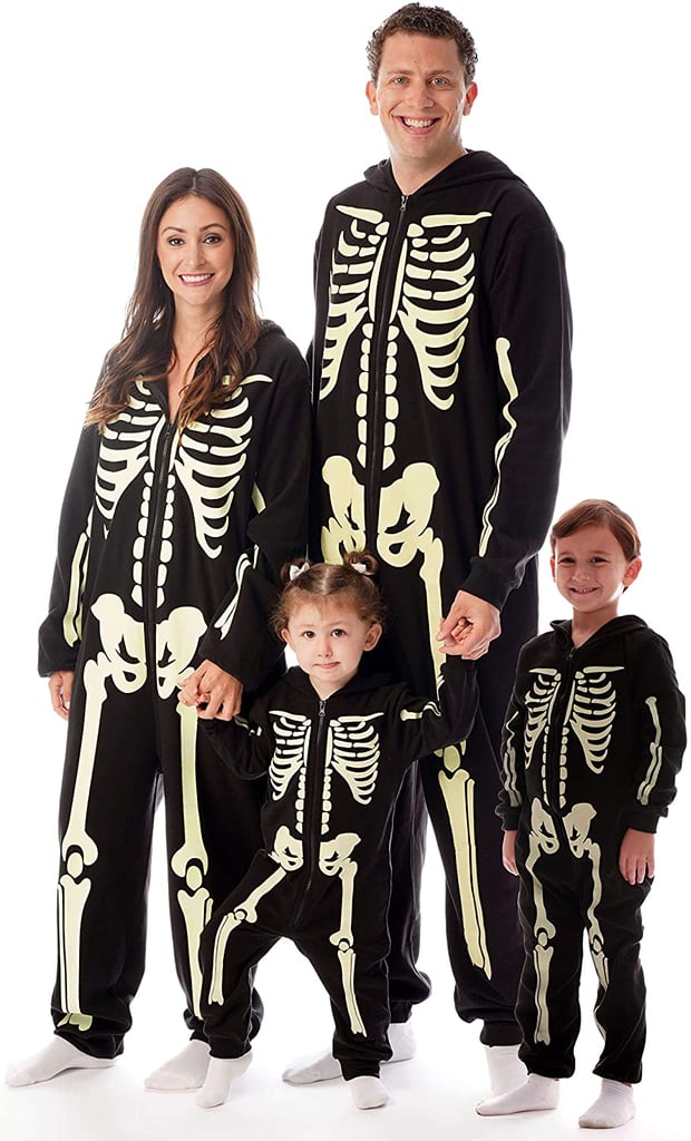 Glow in The Dark Skeleton Jumpsuit Pajamas