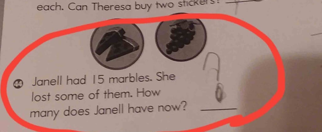 Math Homework Question With No Answer