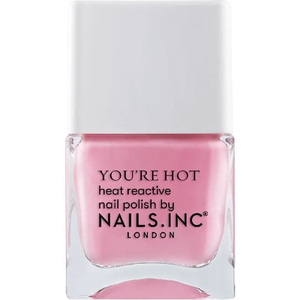 Nails Inc Thermochromic Polish in Hotter Than Hot