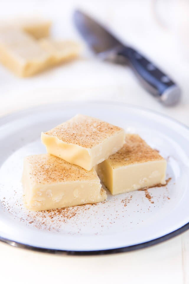 Eggnog Fudge