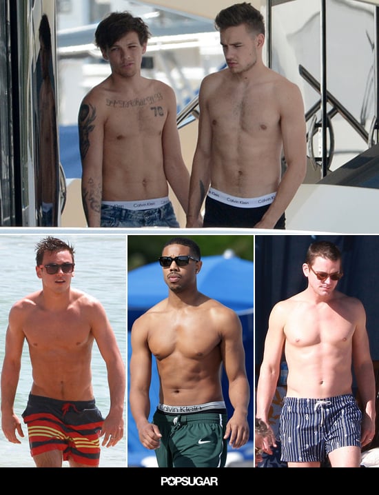 Shirtless Male Celebrities At Every Age Popsugar Celebrity