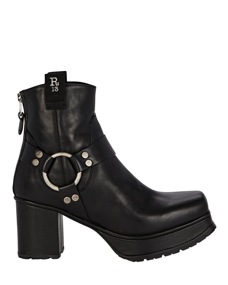 R13 Ankle Harness Platform Boots