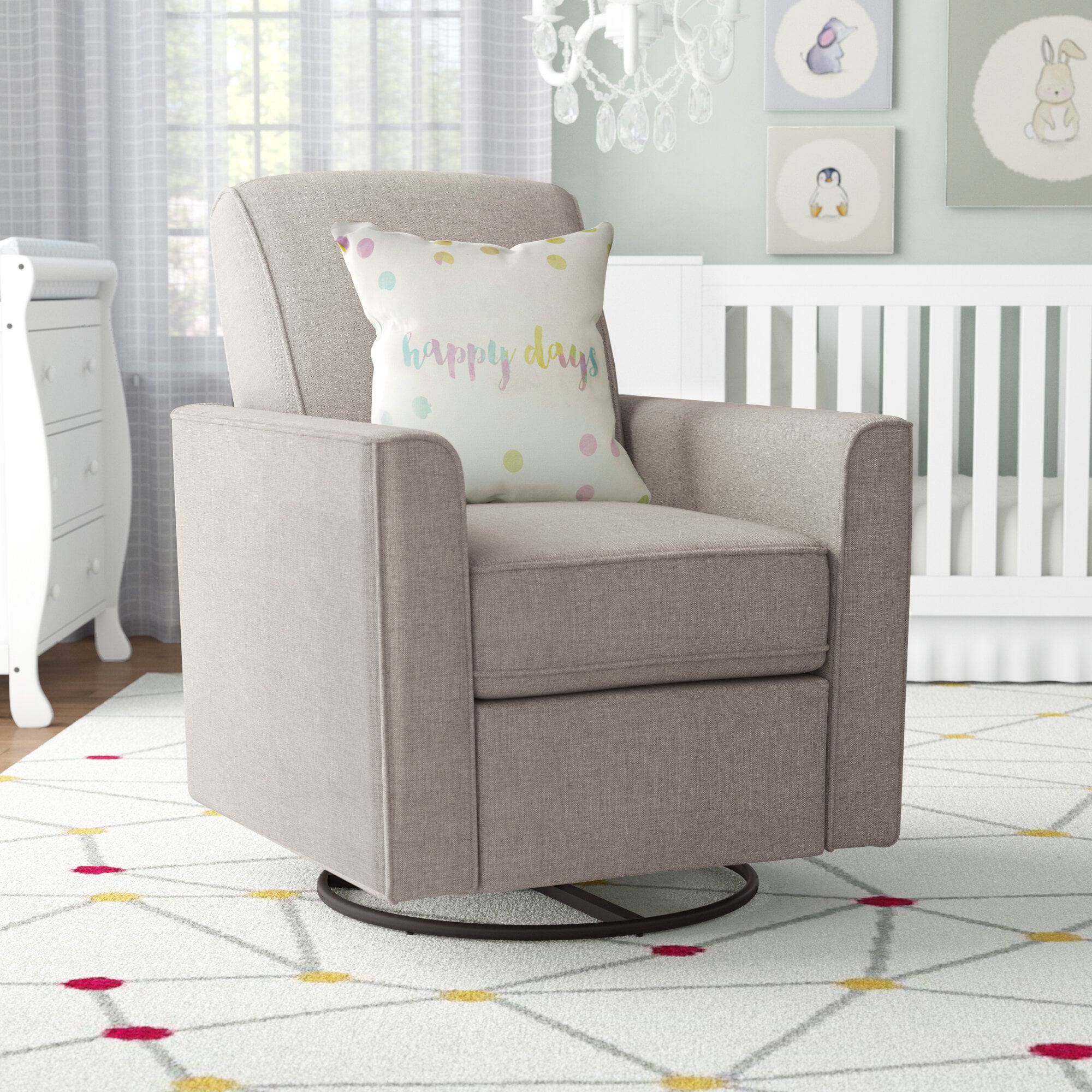 Aisley reclining glider by online mack & milo