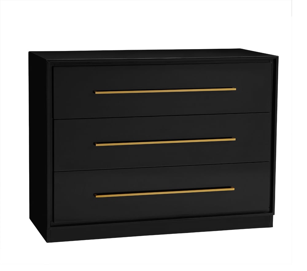 Black Art Deco Dresser