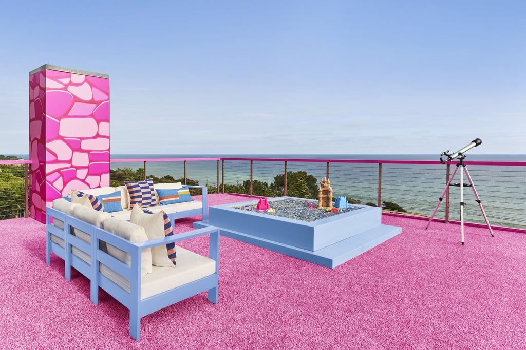 Airbnb Barbie Dreamhouse: Outdoor Lounge