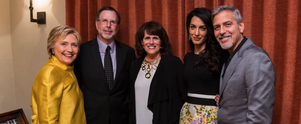 Amal Clooney's Dress at the Hillary Clinton Fundraiser