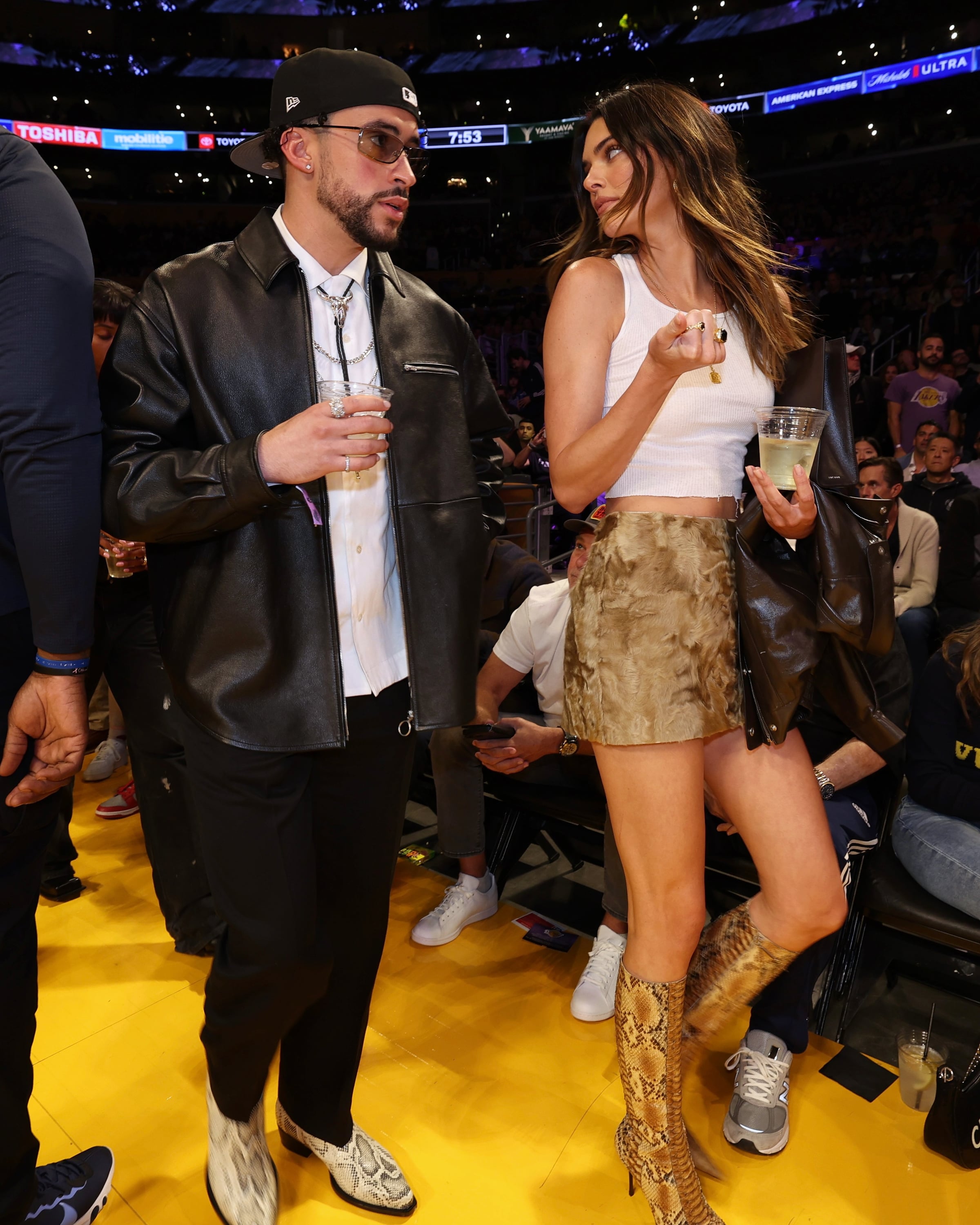 Kendall Jenner and Bad Bunny spotted having 'private time' at NBA