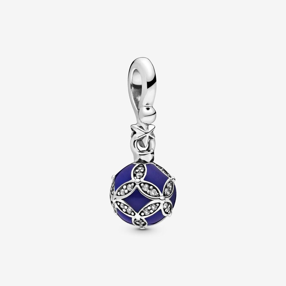 Blue Christmas Ornament Dangle Charm