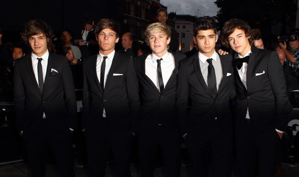 One Direction at the GQ Men of the Year Awards in 2011