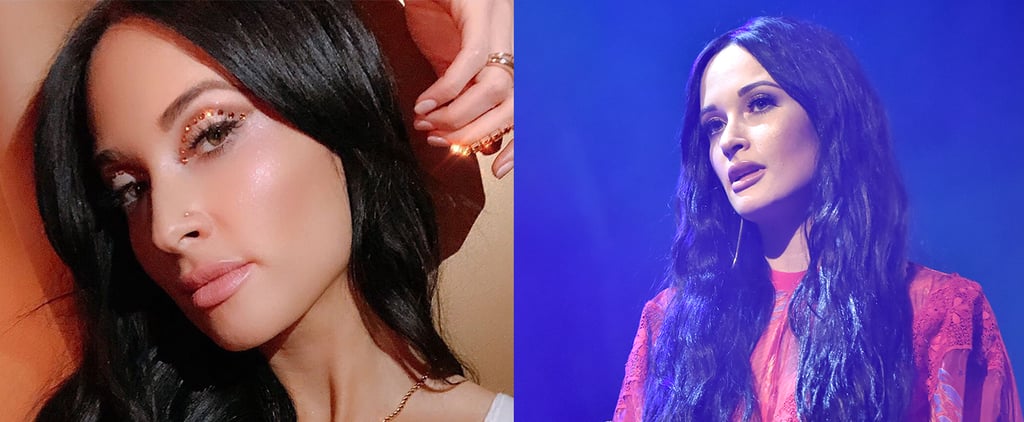 Kacey Musgraves's Swarovski Crystal Eye Makeup