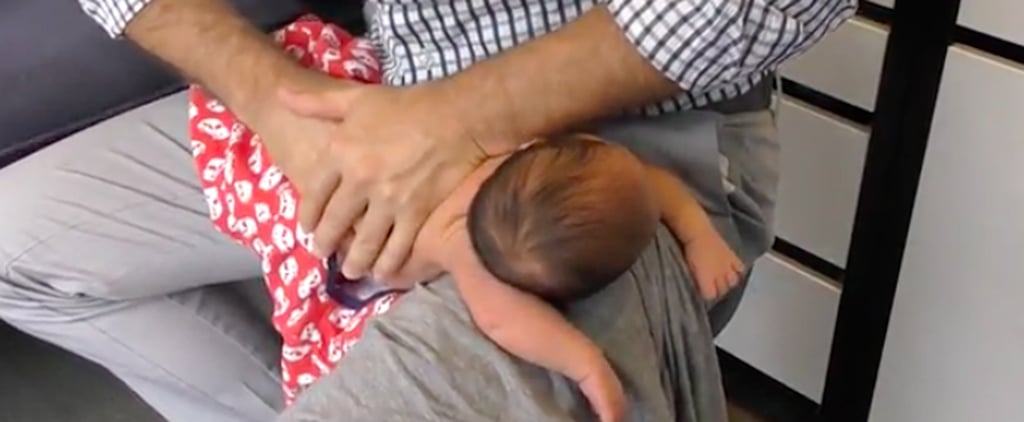 Video of Chiropractor Treating Baby With Colic