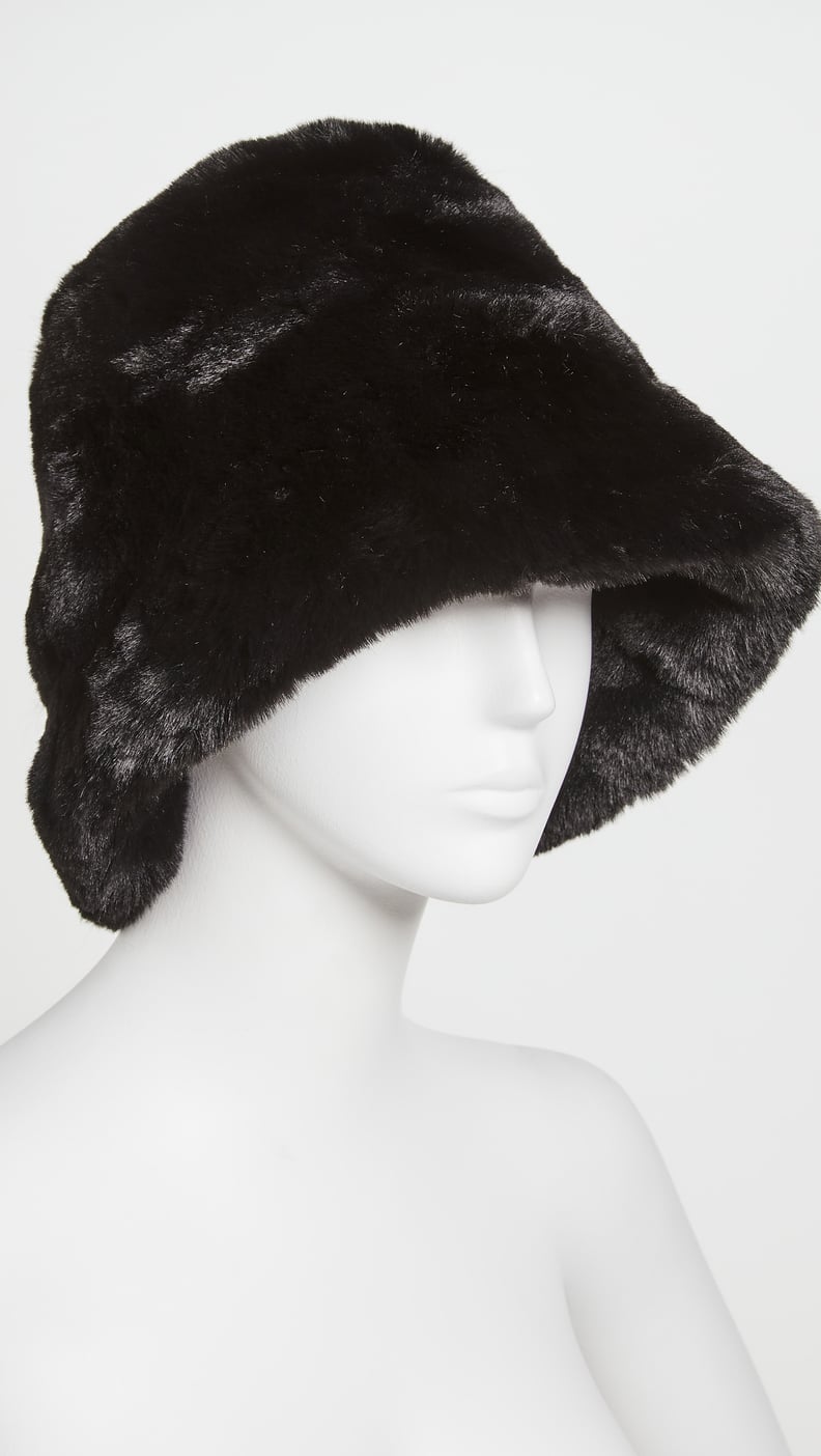 A Statement Hat: Adrienne Landau Faux Fur Bucket Hat