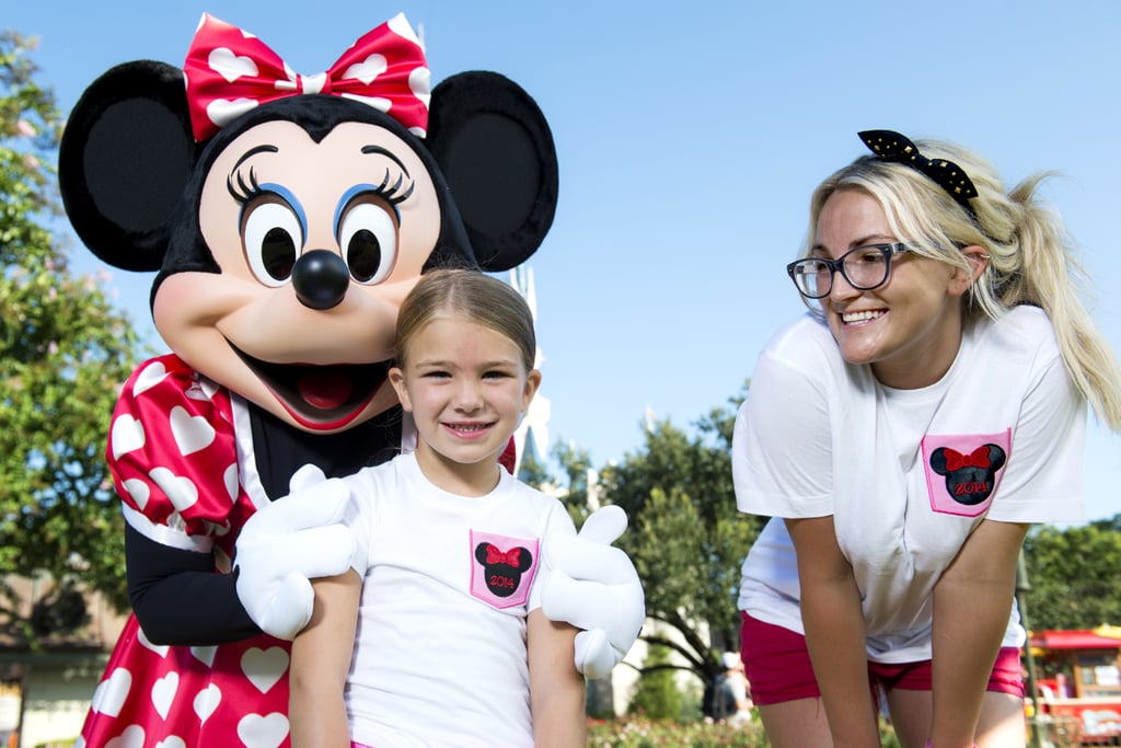 Jamie Lynn Spears beamed while bonding with daughter Maddie at Disney World's Magic Kingdom in August 2014.