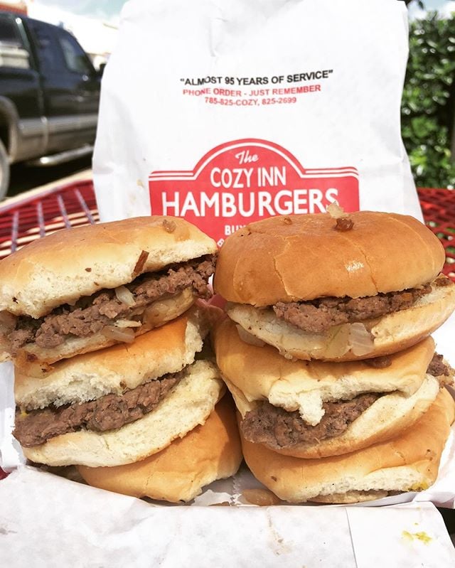 Kansas The Cozy Inn Best Burgers in Every State POPSUGAR Food Photo 17