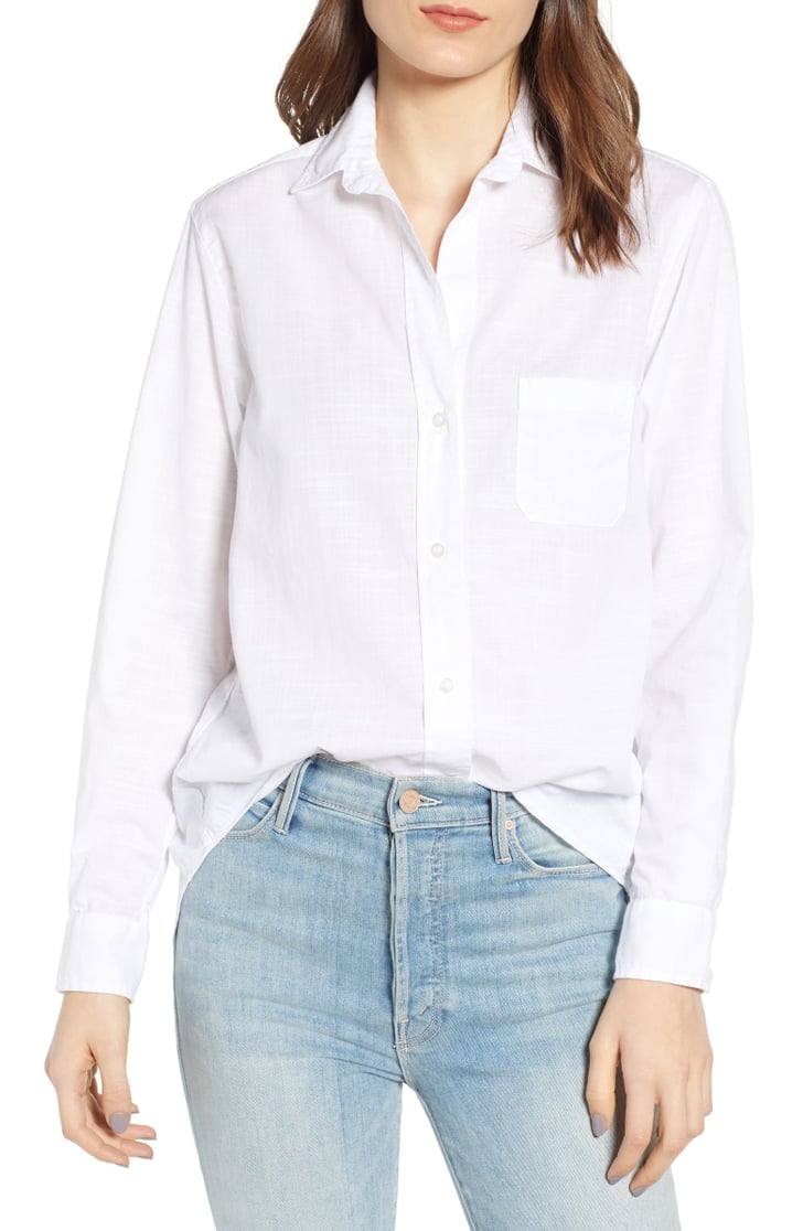 Grayson The Hero Washed Cotton Shirt | The Best White Blouses For Women ...