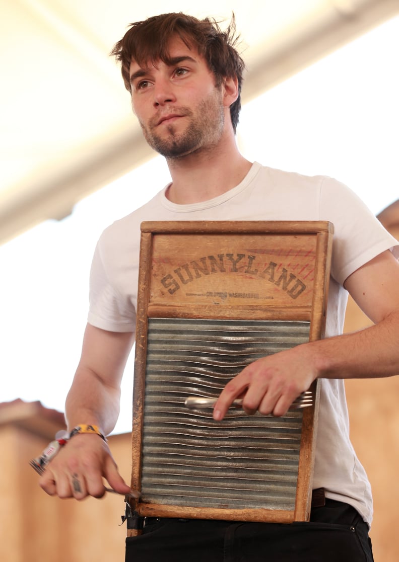 For folksy gals looking for a guy who can play the washboard, there's this guy from Spirit Family Reunion.