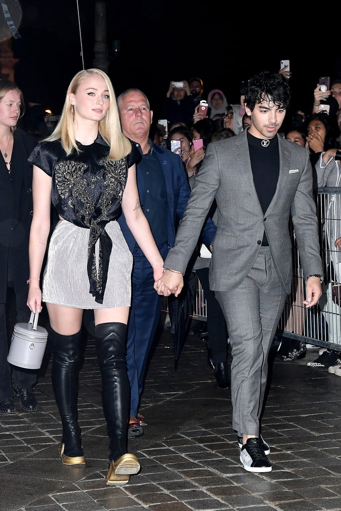 Joe Jonas and Sophie Turner at Paris Fashion Week 2018