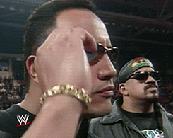 The rock giving the peoples eyebrow